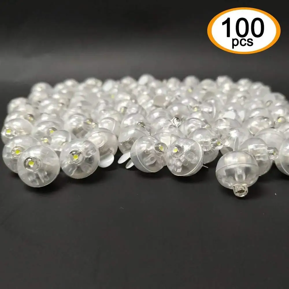 100 X круглые светодиодные лампы Led вспышкой шар светильник продолжительное время