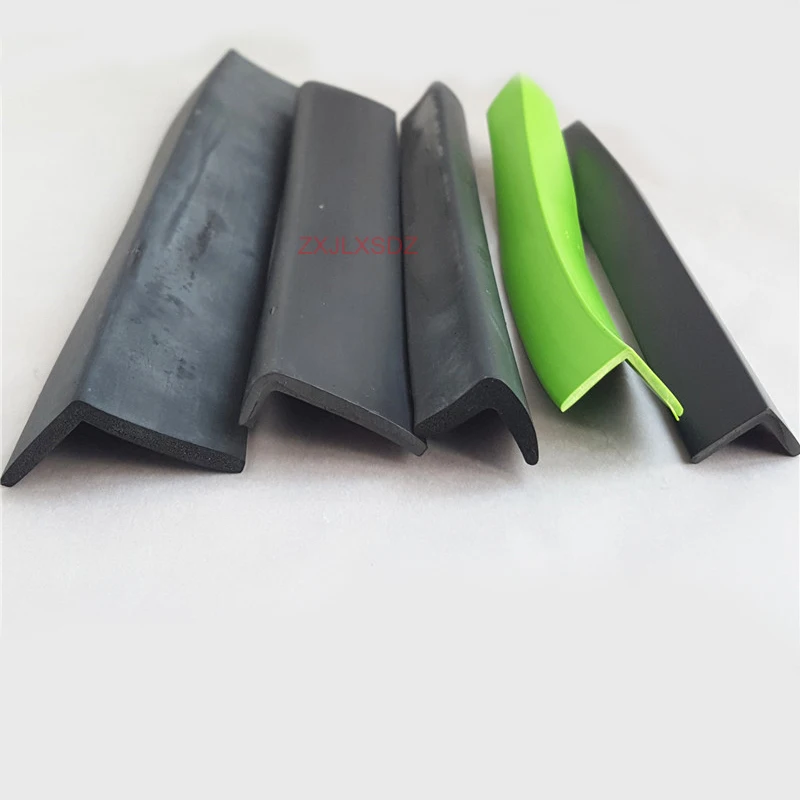 L-shaped rubber edging strip glass door sealing V-shaped weatherstrip edge guard trim | Обустройство дома
