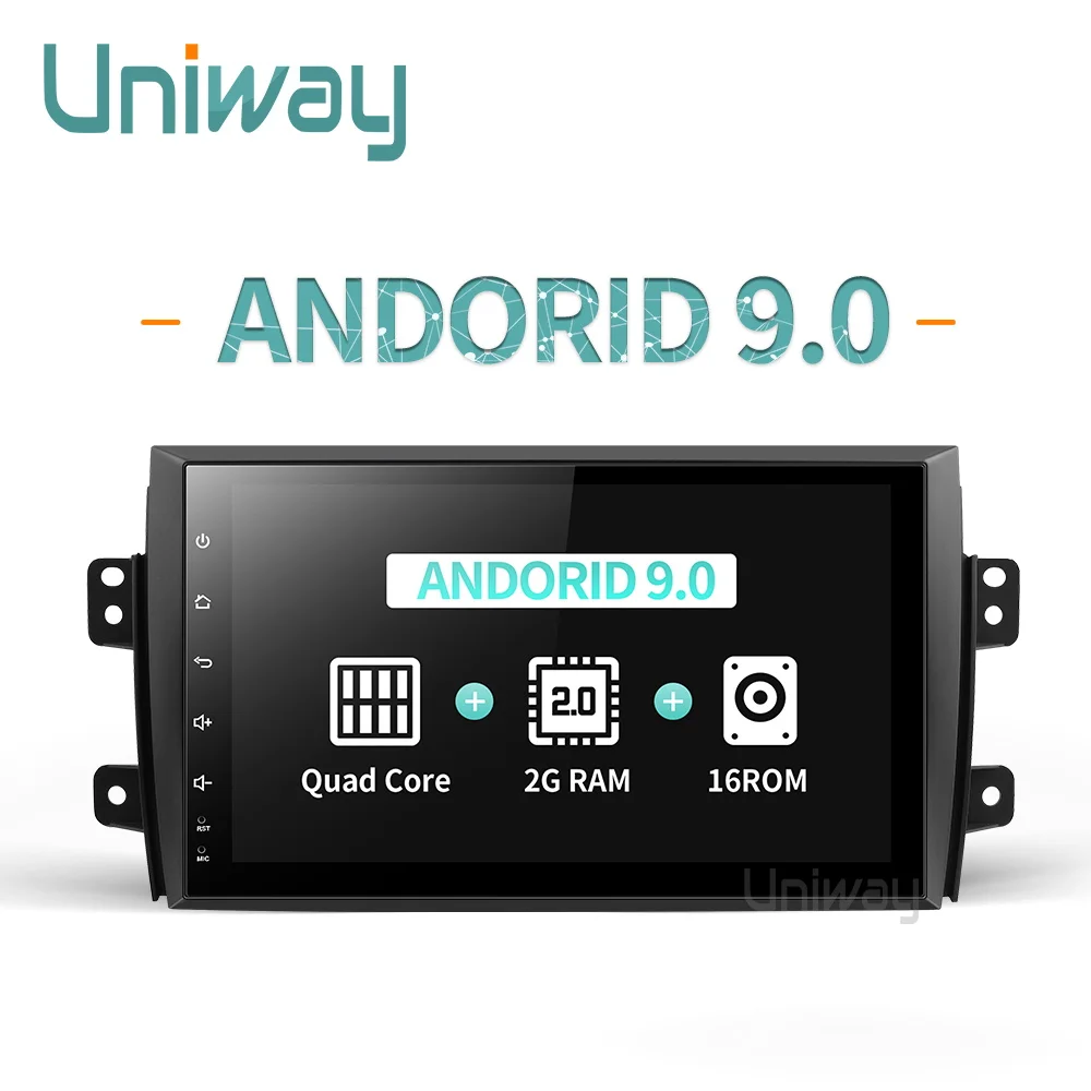 

uniway ATY9071 Android 9.0car dvd for Suzuki SX4 2006 2007 2008 2009 2010 2011 2012 2013 car radio gps navigation