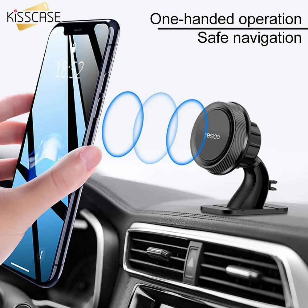 

KISSCASE Magnet Holder For Phone in Car Magnetic Car Phone Holder Air Vent Mount Universal Stand Cell Phone Support Bracket