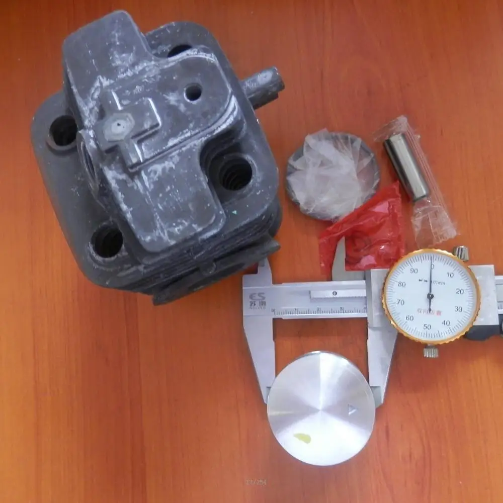 Bc42 Kit Cilindro 40Mm Per Maruyama Ce420 Bc422 420 Trimmer Zylinder Anello Pistone Pin Clip Assemblaggio Cromato Spedizione Gratuita