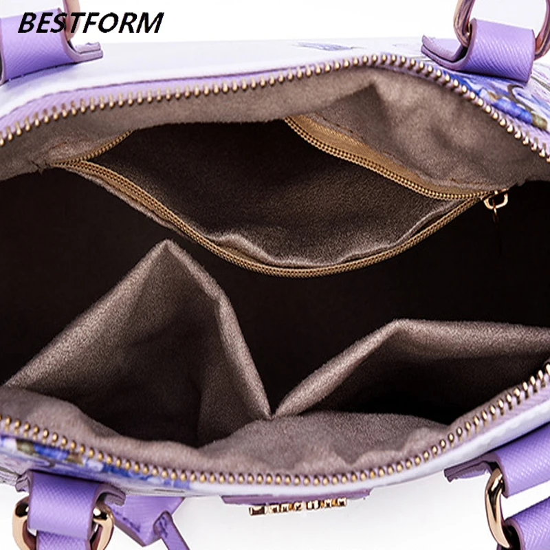 BESTFORM сумки для женщин 2019 с цветочным принтом роскошные через плечо женская