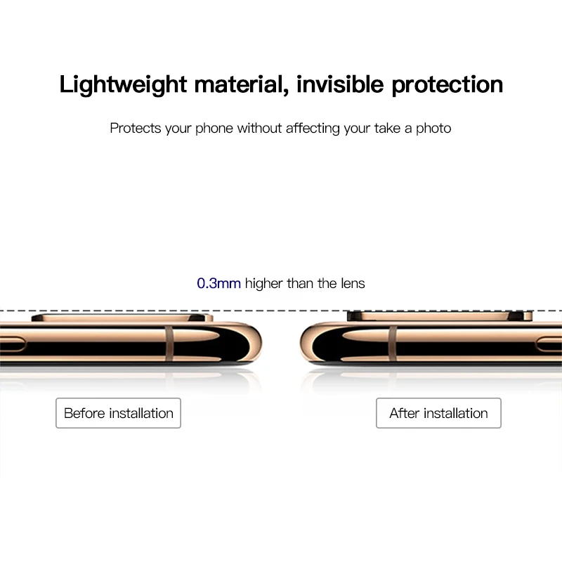 ! ACCEZZ Роскошные поддельные камеры наклейка на рассеиватель для iPhone X XS Макс секунд