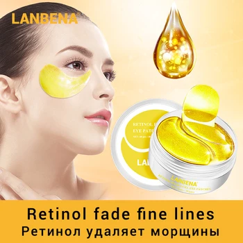 

LANBENA Eye Mask Collagen Eye Patch Skin Care Hyaluronic Acid Gel Moisturizing Retinol Anti Aging Remove Dark Circles Eye Bag
