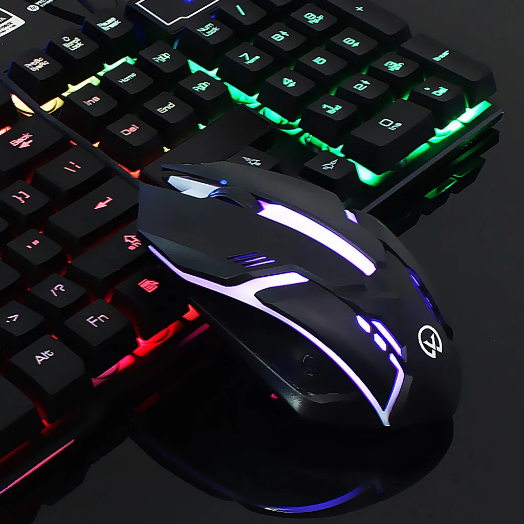 

2400 DPI LED Optical USB Wired Gaming Mouse 3 Buttons Gamer Computer Mice Ergonomic Wired Gaming Mouse With Backlight Newest