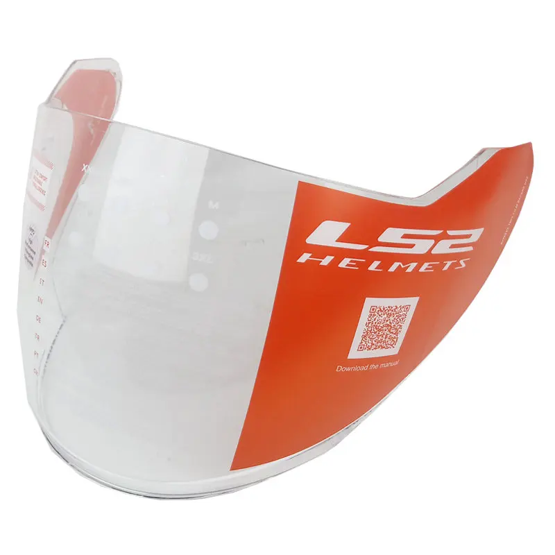LS2 OF521/570 мотоциклетный шлем солнцезащитные зеркальные защитные очки ретро дымчатый черный прозрачный объектив LS2 шлем объектив против царапин - Цвет: OF521 Clear