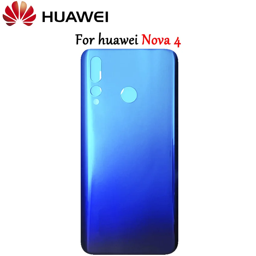 Аккумулятор задняя крышка корпус двери для huawei Nova 4 батарея задняя крышка для huawei Nova 4 запасные части чехлы