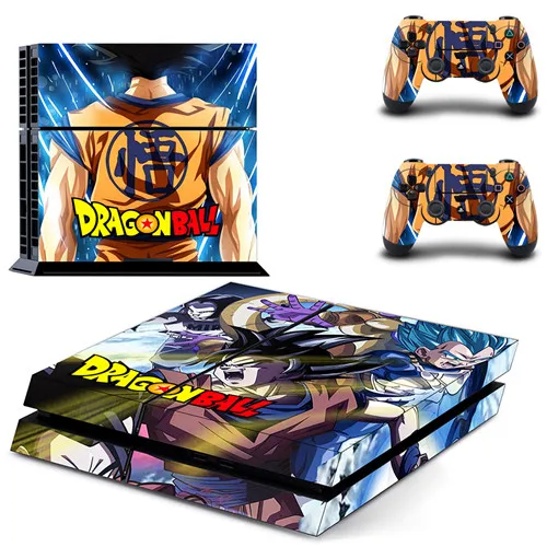 QPTM0046 Dragon Ball Z Супер полное покрытие лицевые панели наклейка для PS4 Наклейка для playstation 4 консоль и контроллеры наклейка для PS4 виниловая наклейка - Цвет: QPTM0046