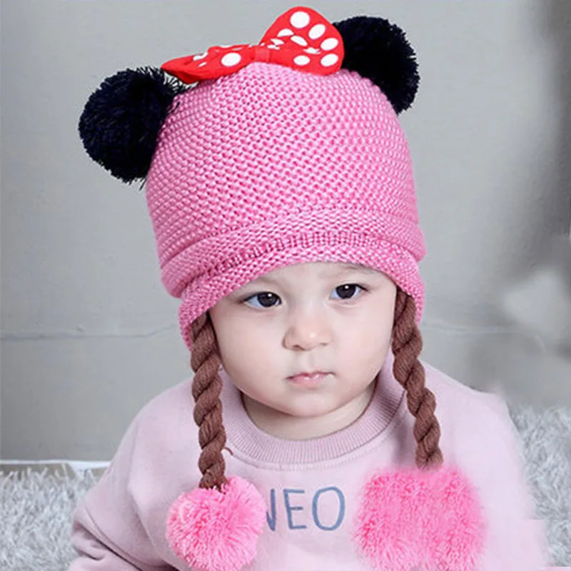 baby girl earflap hat