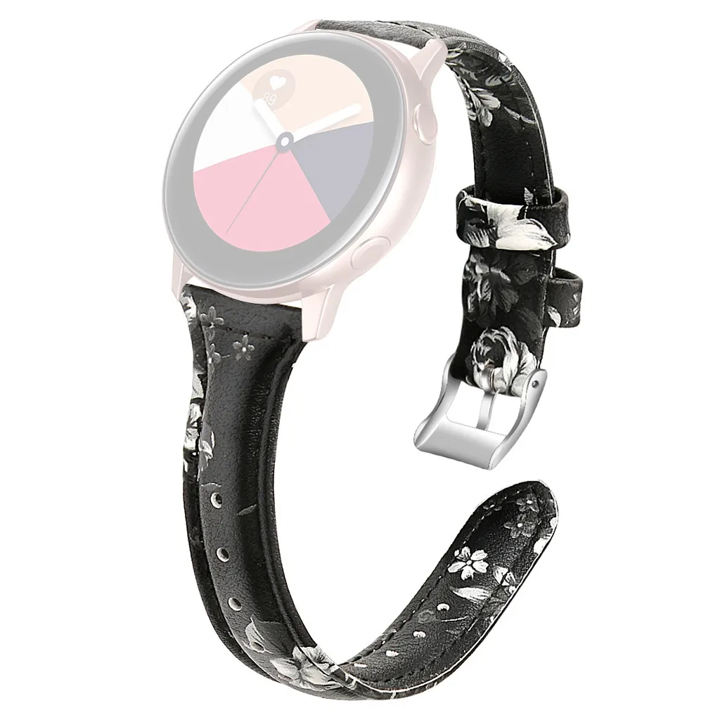Ouhaobin роскошный кожаный ремешок для часов samsung Galaxy Watch Активный браслет сменный ремешок аксессуары 906#2