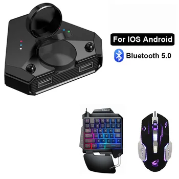 

PUBG Mobile Gamepad Controller Gaming Keyboard Mouse Converter For Android ios Phone to PC Bluetooth 5.0 Adapter Plug and Play