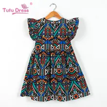 Летние хлопковые детские платья без рукавов с цветочным принтом для девочек; Одежда для маленьких девочек; От 2 до 12 лет одежда