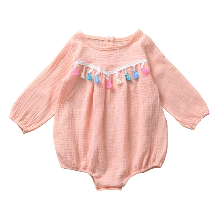 Комбинезон Emmababy с воротником оборками для маленьких девочек комбинезоны