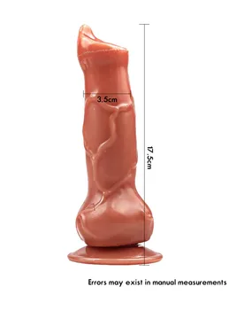Realistic dog dildo Simulation penis animal dildo with suction cup adult toys sex toy for woman 2