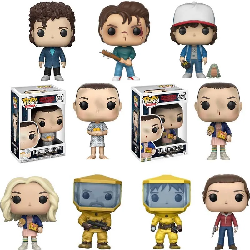 

Funko POP Stranger Things Eleven Eggos Dustin Collection Action Anime Figures PVC Doll Model Toys Gift for Kids Christmas Gifts