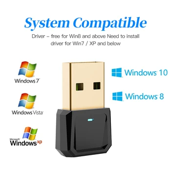 

Fashion Mini Portable Bluetooth USB Adapter Bluetooth 5.0 Transmitter Receiver Desktop Laptop Keyboard Printer Receiver Tools