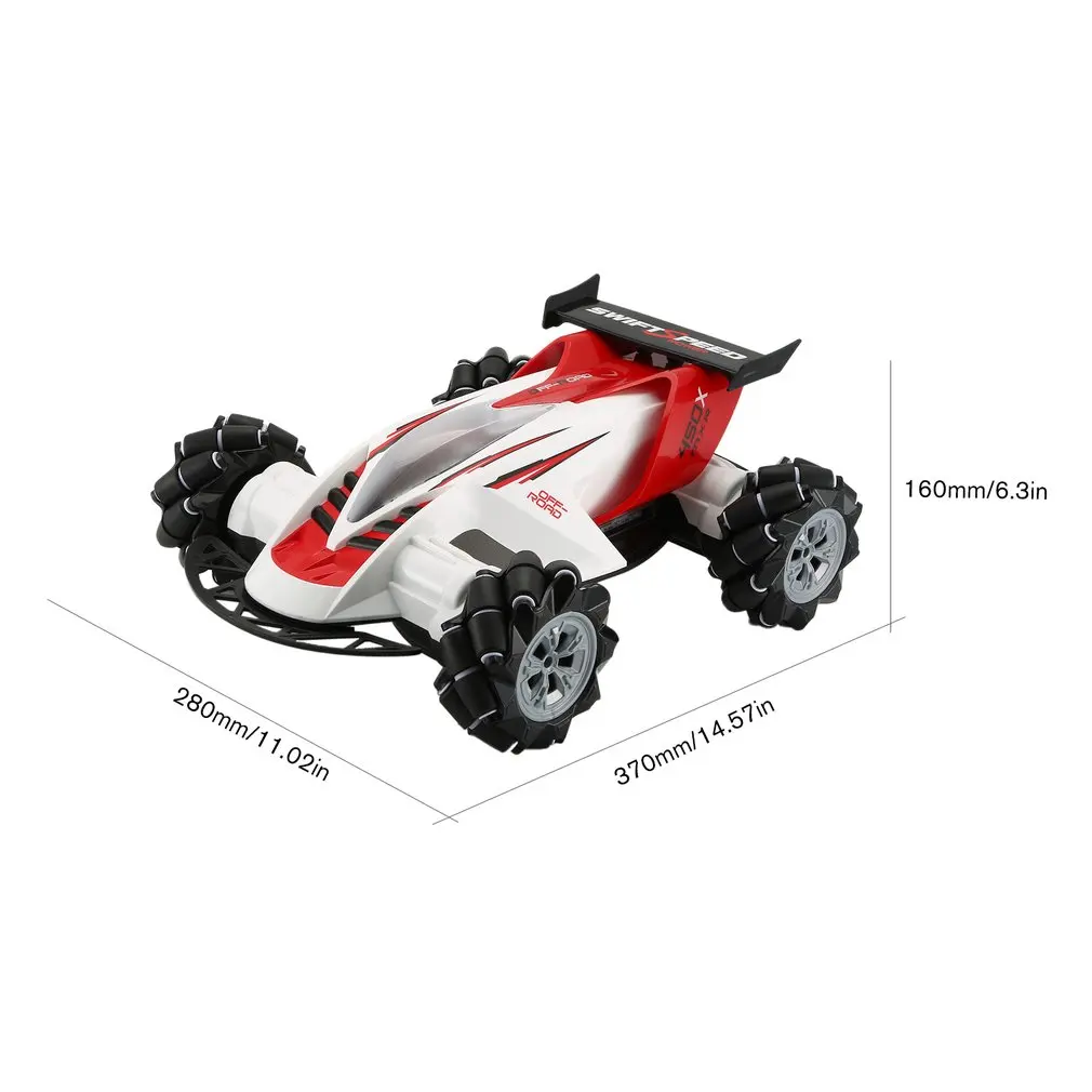 Z108 2,4 GHz 1/10 RC автомобиль Дрифт 360 градусов спиннинг трюк 20 км/ч Mecanum Omni колесо внедорожный автомобиль со светом и музыкой