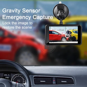 

4 inch HD 1080P Dual Lens Smart Car DVR Camera Touch Screen Camera Dashboard Camera Driving Video Recorder Video Recorder