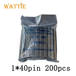 Espaçamento 2.54mm 40pin único pino da fileira 1 * 40pin 200 peças/pacote