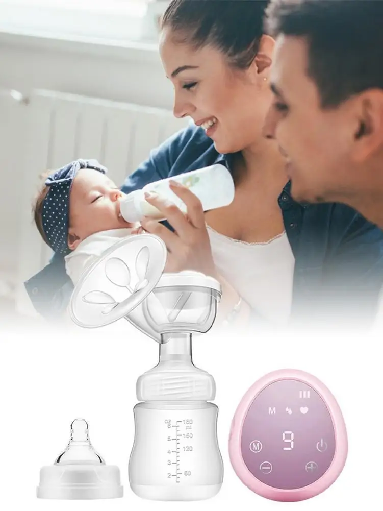 

Electric Breast Pump Rechargeable Pain Free Silent Breast Pump 3 Modes 9 Strong Suction Levels For Mom's Comfort