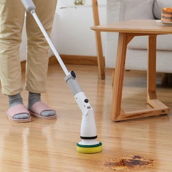 

Electric Cleaning Brush Multi-functional Charging Rotating Turbo Scrub Cleaner Bathroom Bathtub Kitchen Cleaning Tools Set