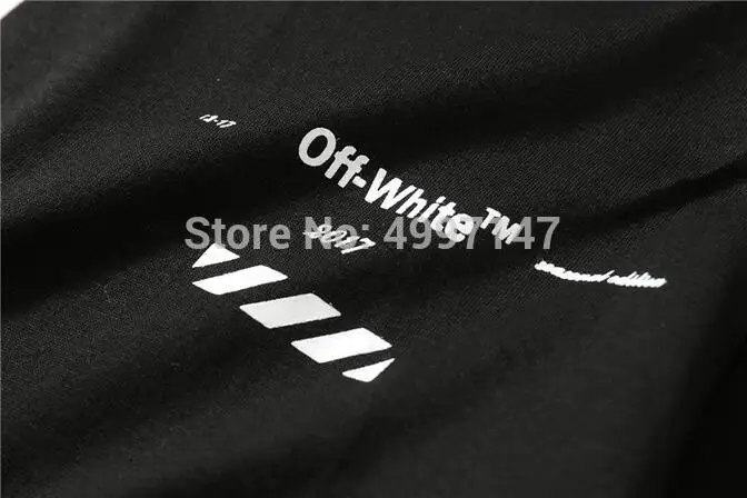 Новинка Off-White номер 01 для мужчин/женщин унисекс пара влюбленных моделей хлопок Мода Круглый вырез короткий рукав Футболка