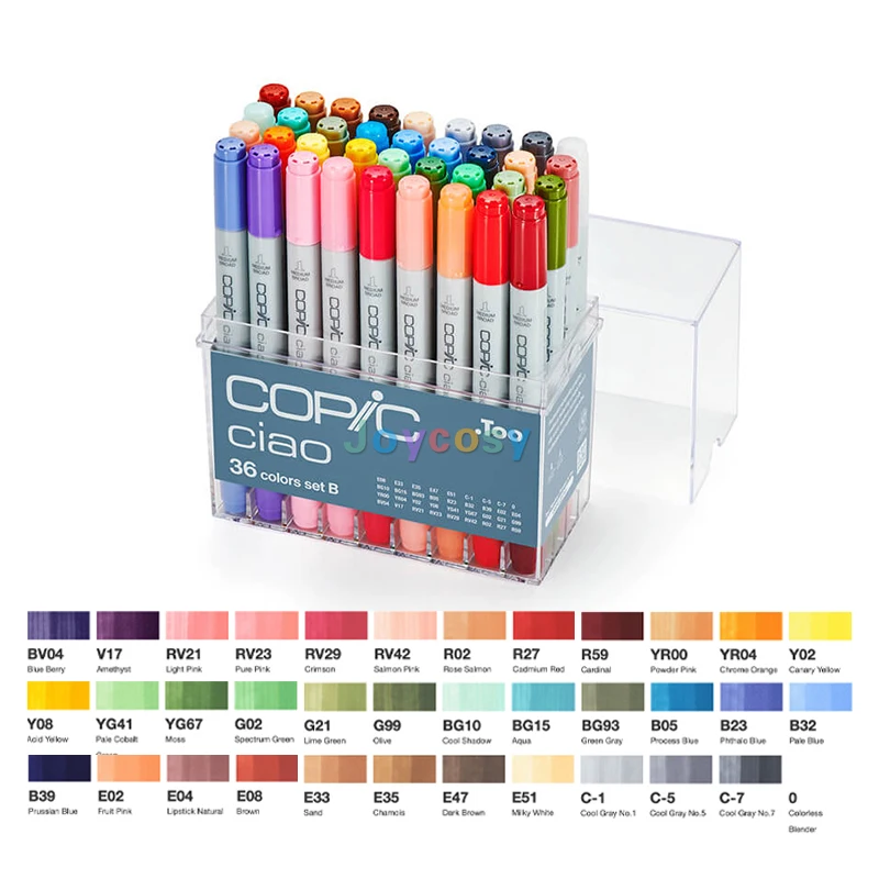 Many Copic Sketch Markers  Copic Original Markers 72 Color Set - Jp Copic  Sketch - Aliexpress