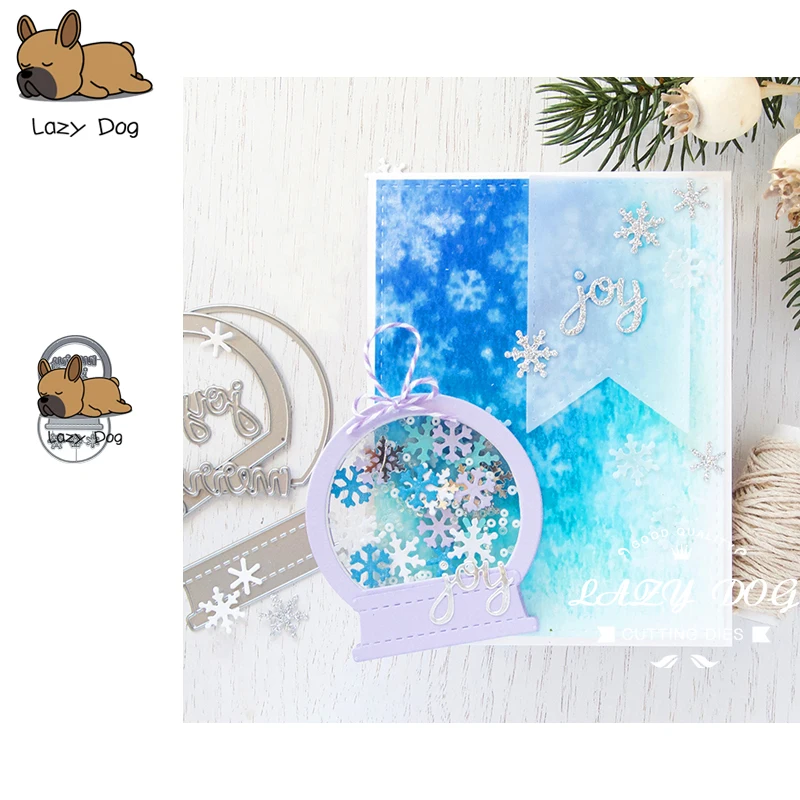 

Snow Globe Metal Cutting Dies Scrapbooking Stencil DIY Decorative Craft Embossing Die Cuts Card Making New Dies For 2019