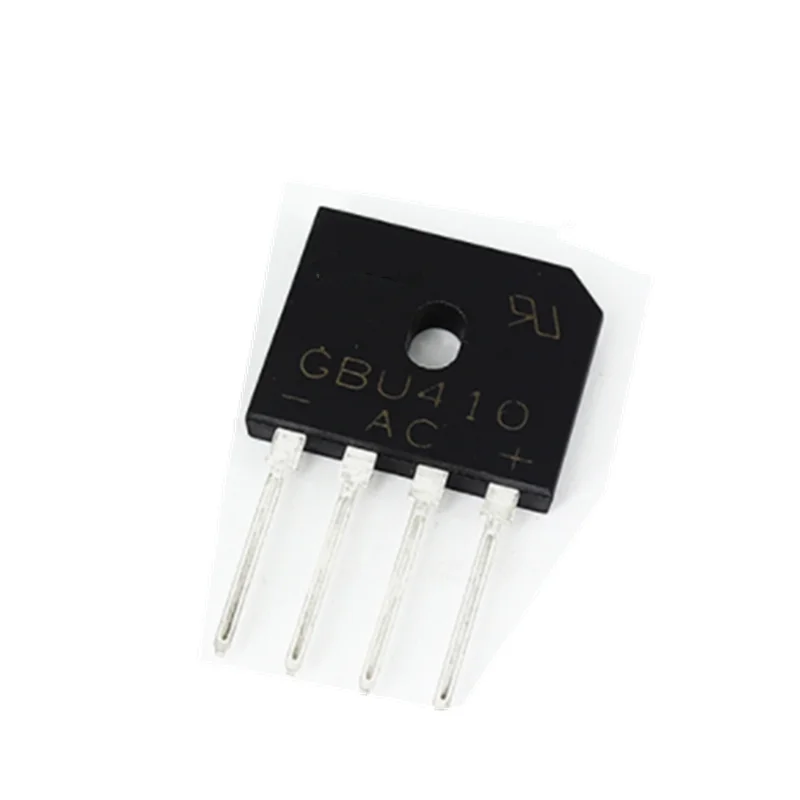 10pcs/lot GBU406 GBU408 GBU410 GBU606 GBU608 GBU610 GBU806 GBU808 GBU810 GBU1010 GBU1510 GBU2510 Bridge Rectifiers voltage rectifying device