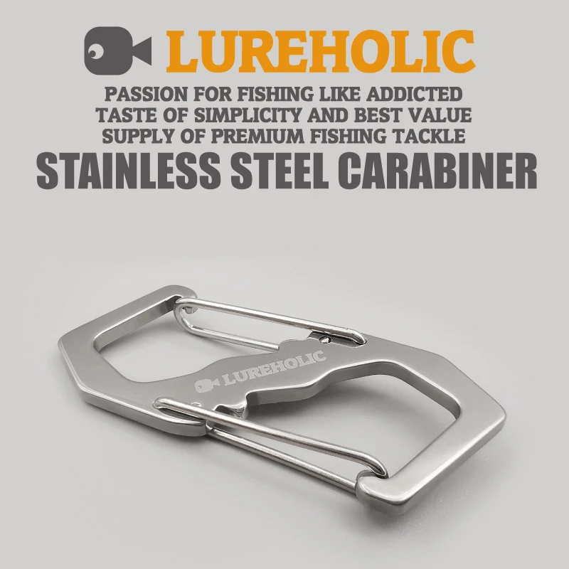 LUREHOLIC Lure Fishing S Carabiner Outdoor Accessory Tools Professional ...