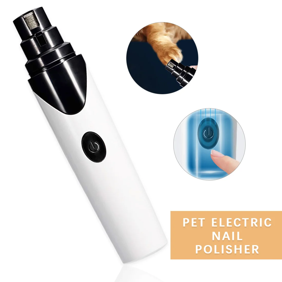 USB Charging Dog Nail Grinders,Dog Nail File Electric Cat Pet Paw Nail