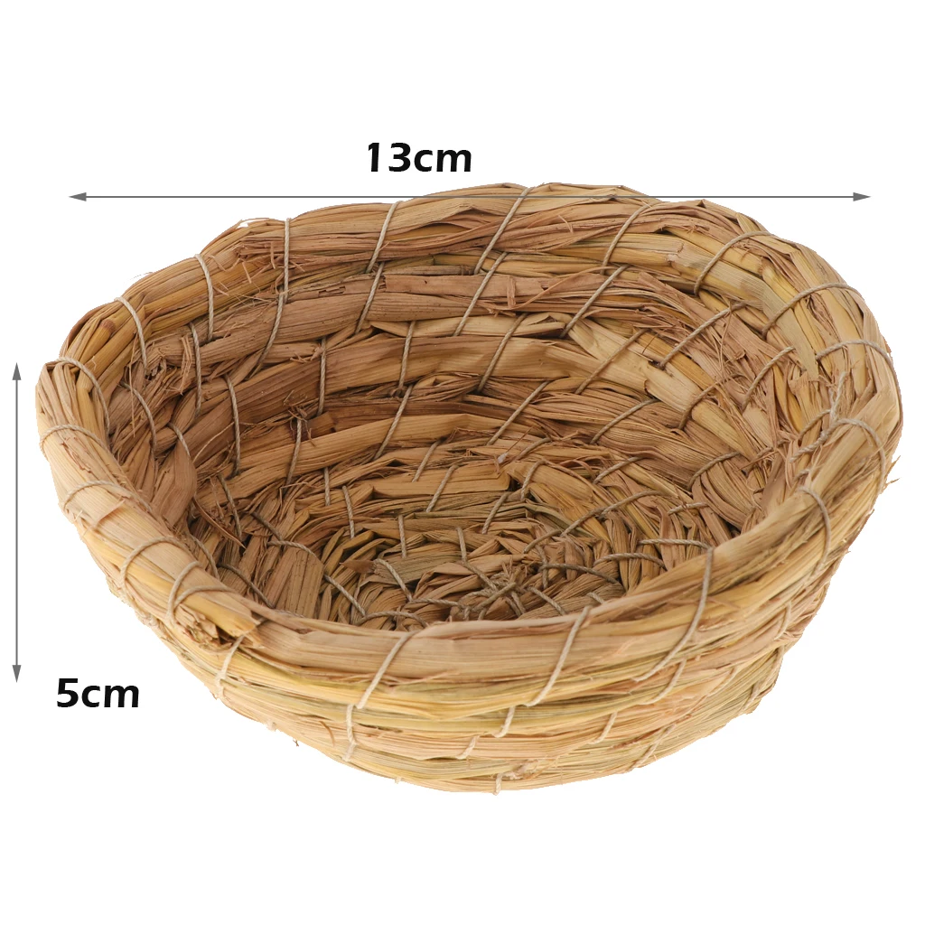 Woven Grass Bird Nest Birdhouse/Hatching Breeding House for Swallow 