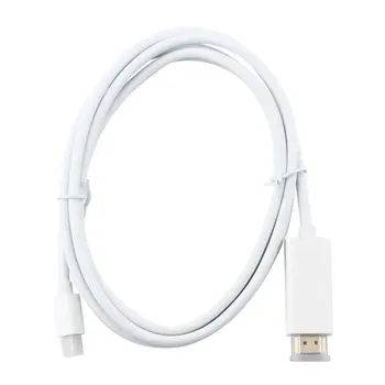 

Professional 1.8M 6 Feet Mini Display Port DP To HDMI 1080P Fast Charger Adapter Original Cable For Mac For MacBook White