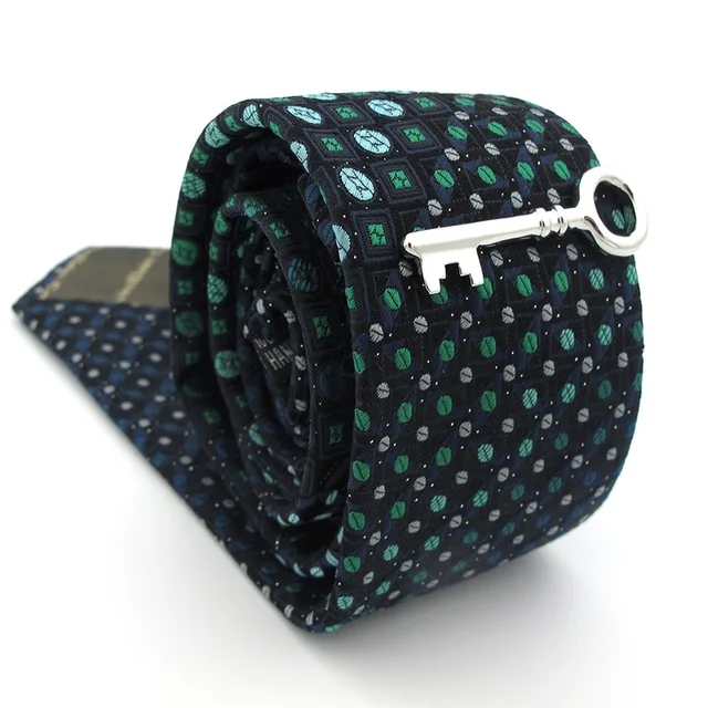 Fermacravatta A Forma Di Ancora - In Ottone Per Uomo, Elegante Per Matrimoni - Foto 7