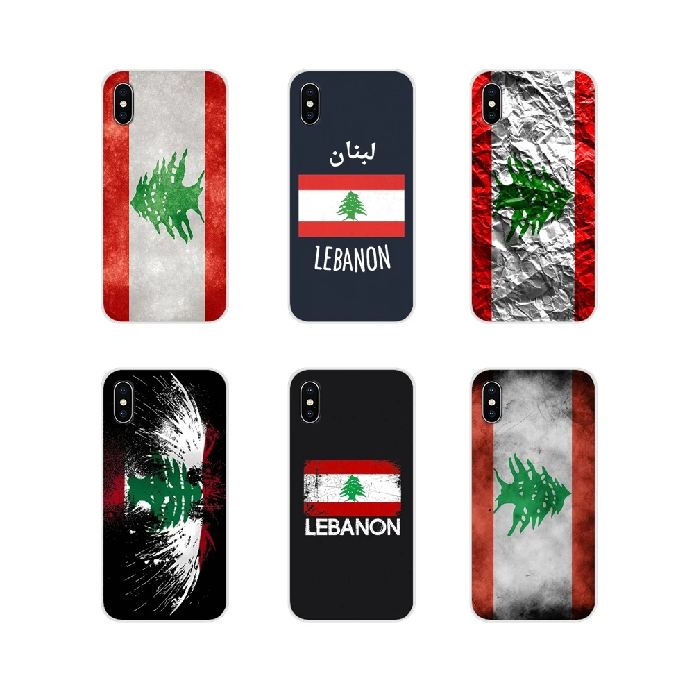 For Apple iPhone X XR XS 11Pro MAX 4S 5S 5C SE 6S 7 8 Plus ipod touch 5 6 Lebanese Lebanon Flag Accessories Phone Shell Covers | Мобильные