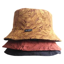 2021 nowy z nadrukiem Unisex żółty Panama kapelusz typu Bucket mężczyźni kobiety lato bawełna Bob odkryty kapelusz rybaka dwustronny kapelusz wędkarski tanie tanio yanyanmumu COTTON Dla osób dorosłych CN (pochodzenie) WOMEN Mieszkanie W paski Na co dzień bucket hat warp knitting foldable