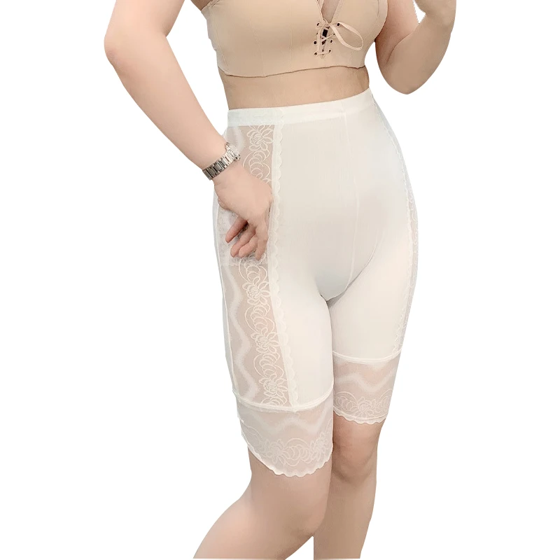 Plus Size Safety Shorts Lace Thin Ice Silk Modal Anti Chafing Thigh Women's Boxer Underwear Shorts Under Skirt safety shorts,women shorts underwear