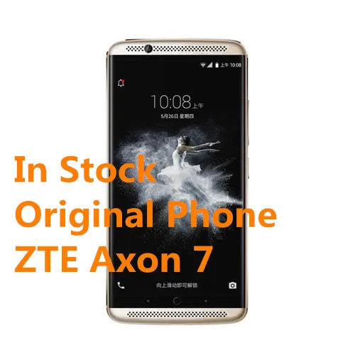 ZTE Axon 7 смартфон с 5 дюймовым дисплеем процессором Snapdragon 820 ОЗУ 4 Гб ПЗУ 64 ГБ 20 МП Android