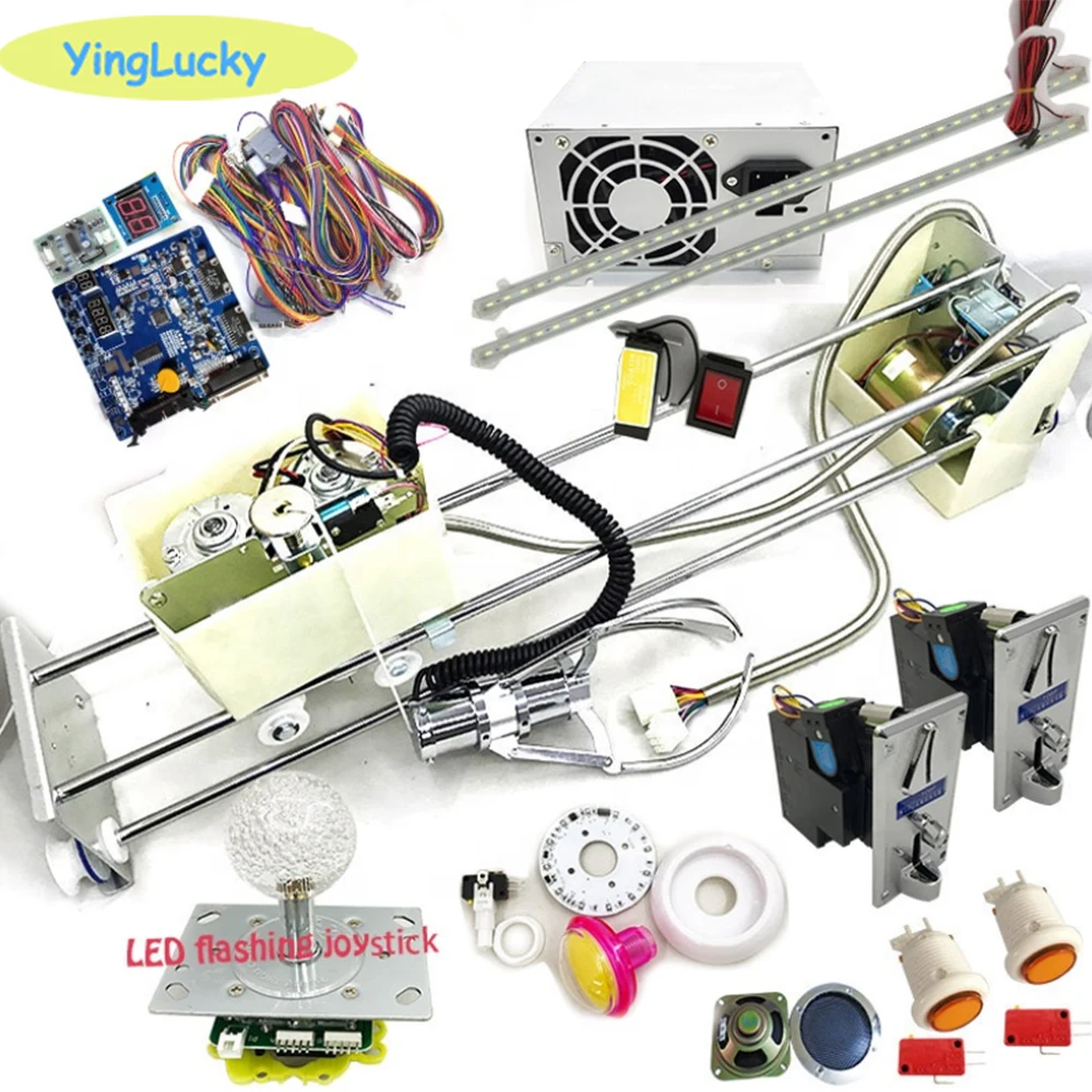 Игровых автоматов коготь игровой автомат DIY Kit Электронная игрушка комплект