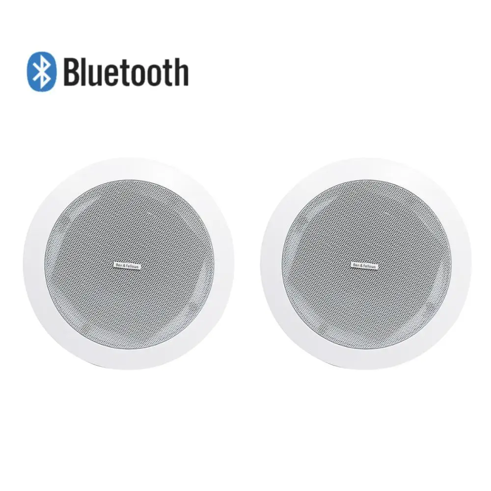 Потолочный Bluetooth динамик 5 дюймов 2*15 Вт Домашнее аудио беспроводной Активный