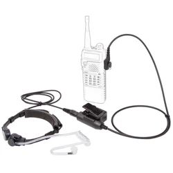 Novo tubo de ar garganta vibração mic fone de ouvido + z tático U 94 u94 ptt para hytera pd780/780g/700/700g/580/788/782/785 rádio