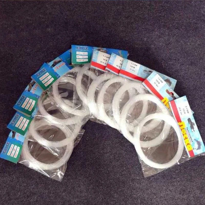 Ligne de pêche nylon extra épaisse transparente pour mer gros diamètres 1.0 à 2.5mm en vrac