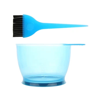 

3 Colors Plastic Hairdressing Hair Dyeing Tool Set Heightened Baked Oil Bowl Combing Local Oil Brush Quality High Mixing