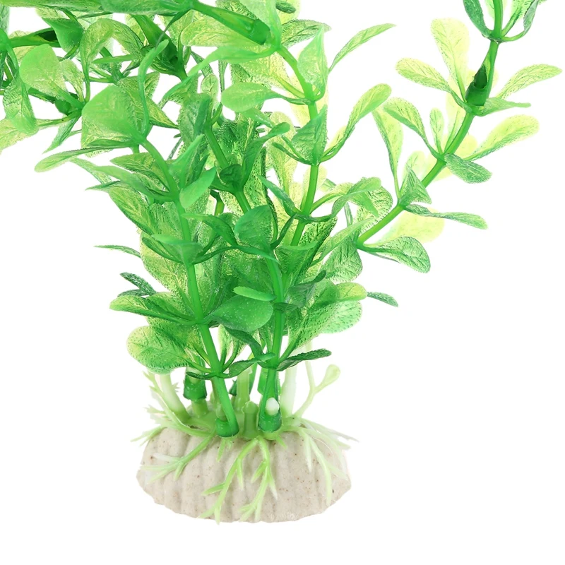 Promotion! 20" Height Aquarium Decorative Green Plastic Simulation Floating Plant Grass