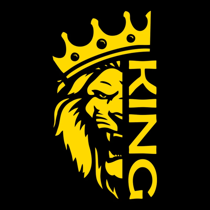 Regal Lion Vinyl Car Sticker - Waterproof Auto Decor