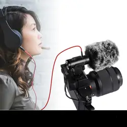 MIC-02/MIC-06/MIC-07/MIC-07 Pro 3,5 мм Мобильный телефон/камера микрофон видео запись супер-кардиоидный указывающий стерео микрофон 2019