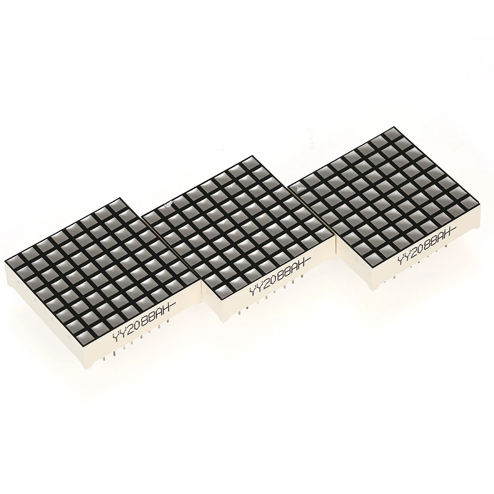 High Accuracy Digital Dot Matrix LED Alarm Clock DIY Kit with Transparent Case Temperature Date Time Display