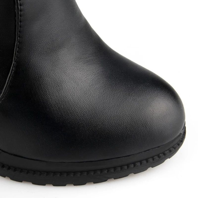BLXQPYT Botas зимний теплый осенний Для женщин сапоги большие Размеры; большие размеры 33-43; брендовые Дизайнерские Сапоги до колена высокие сапоги Обувь на высоком каблуке 10 см; ; Прямая поставка; в розницу A-5