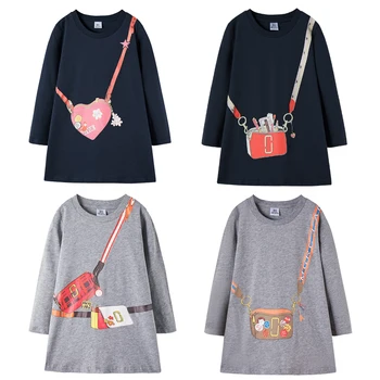 

Brand Girl Dress Fashion 2020 New Autumn Winter Kids Dresses For Girls Long Sleeve Princess Baby Toddler Clothes 2-7 Y