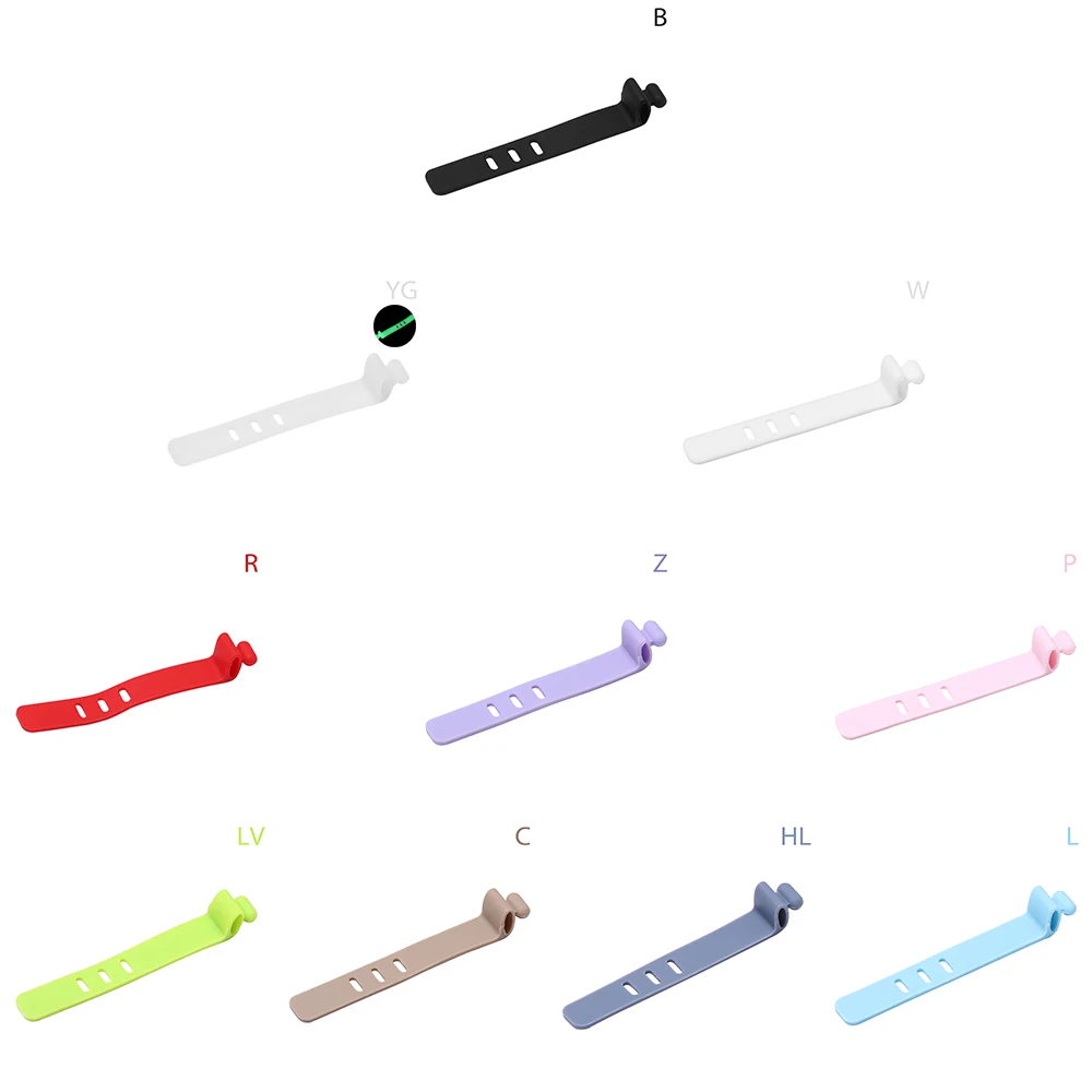 1 шт. красочное Силиконовое устройство для сматывания шнура от наушников Ptotector Кабельный органайзер провод обернутый шнур линия держатель для хранения для iPhone samsung